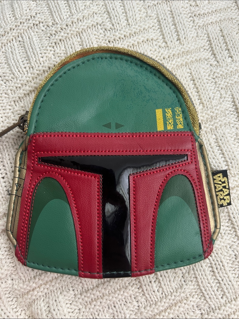Star Wars Boba Fett Green, Red & Black Small Toiletry Coin Pouch
